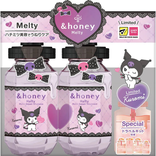 &honey Kuromi Melty Shampoo & Treatment Set (Limited Edition)