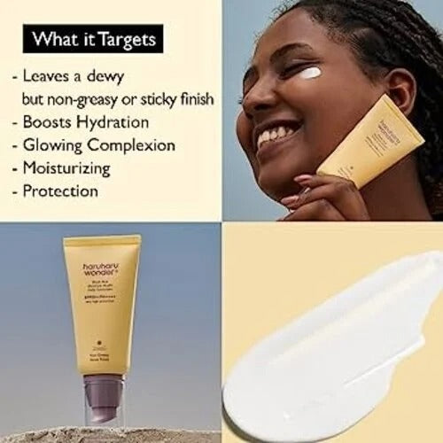 Haruharu Wonder - Black Rice Moisture Airyfit Daily Sunscreen, SPF50+ PA++++