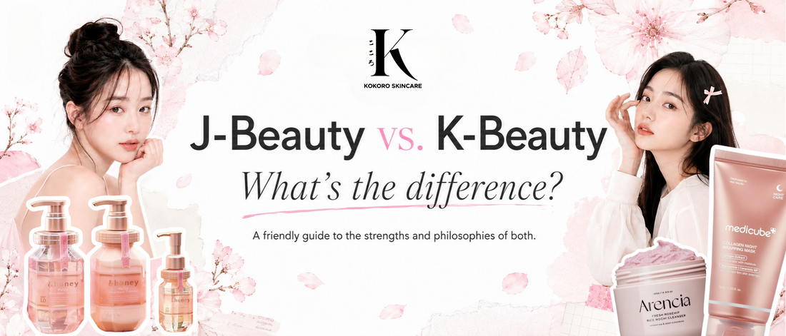 J-Beauty vs K-Beauty : What's the Difference? 🤔