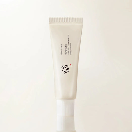 Skincare tube with a white background
