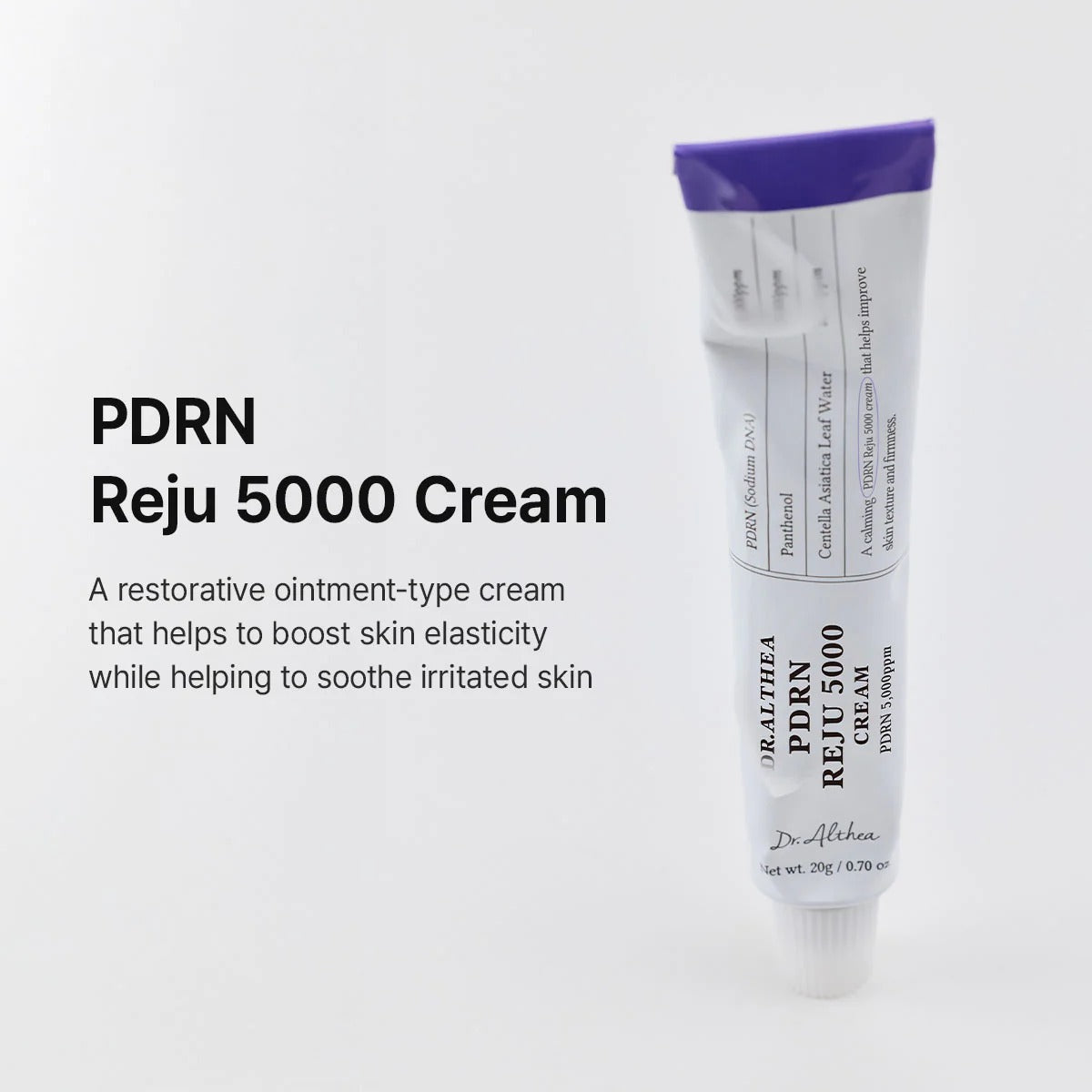PDRN Reju 5000 Cream tube on a white background