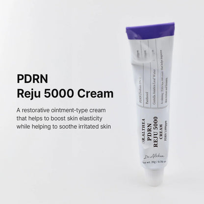 PDRN Reju 5000 Cream tube on a white background