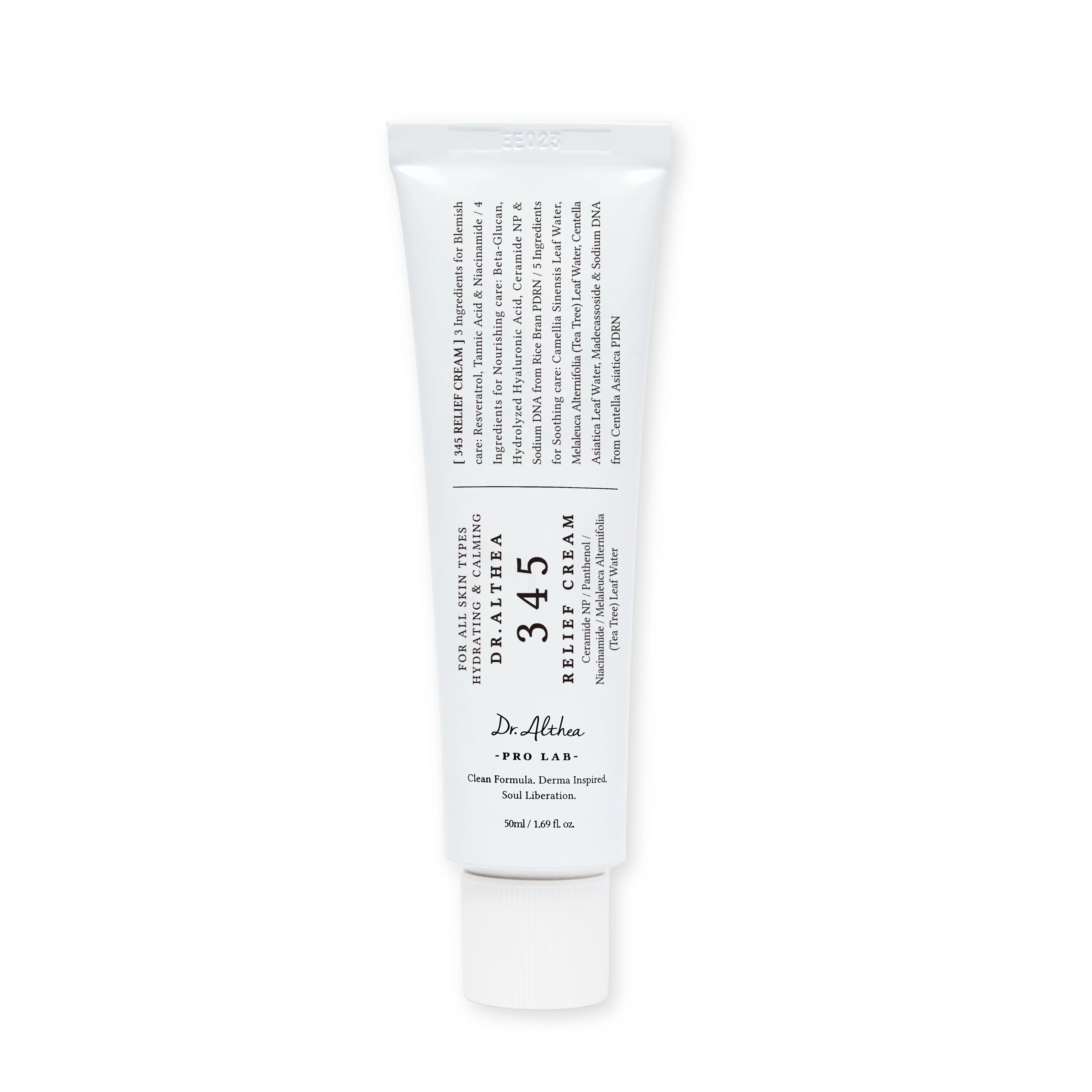 Tube of Dr. Althea Relief Cream 345 on a white background
