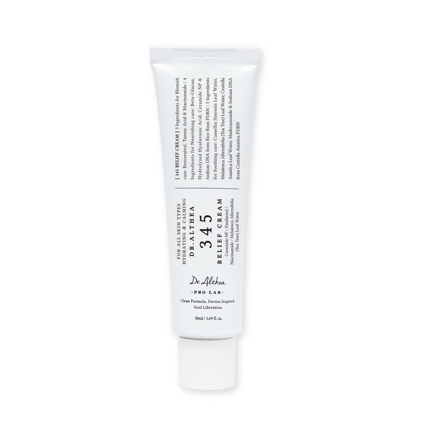 Tube of Dr. Althea Relief Cream 345 on a white background