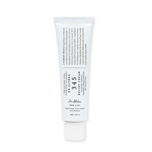 Tube of Dr. Althea Relief Cream 345 on a white background