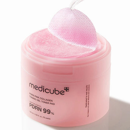 Medicube - PDRN Pink Collagen Toning Gel Toner Pad