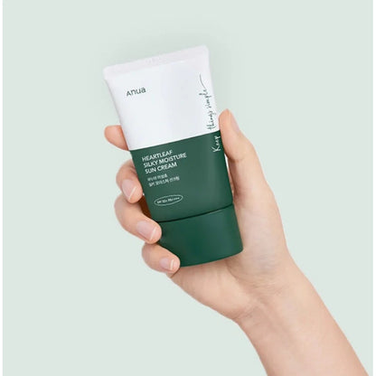 Anua - Heartleaf Silky Moisture Suncream, SPF50+ PA++++