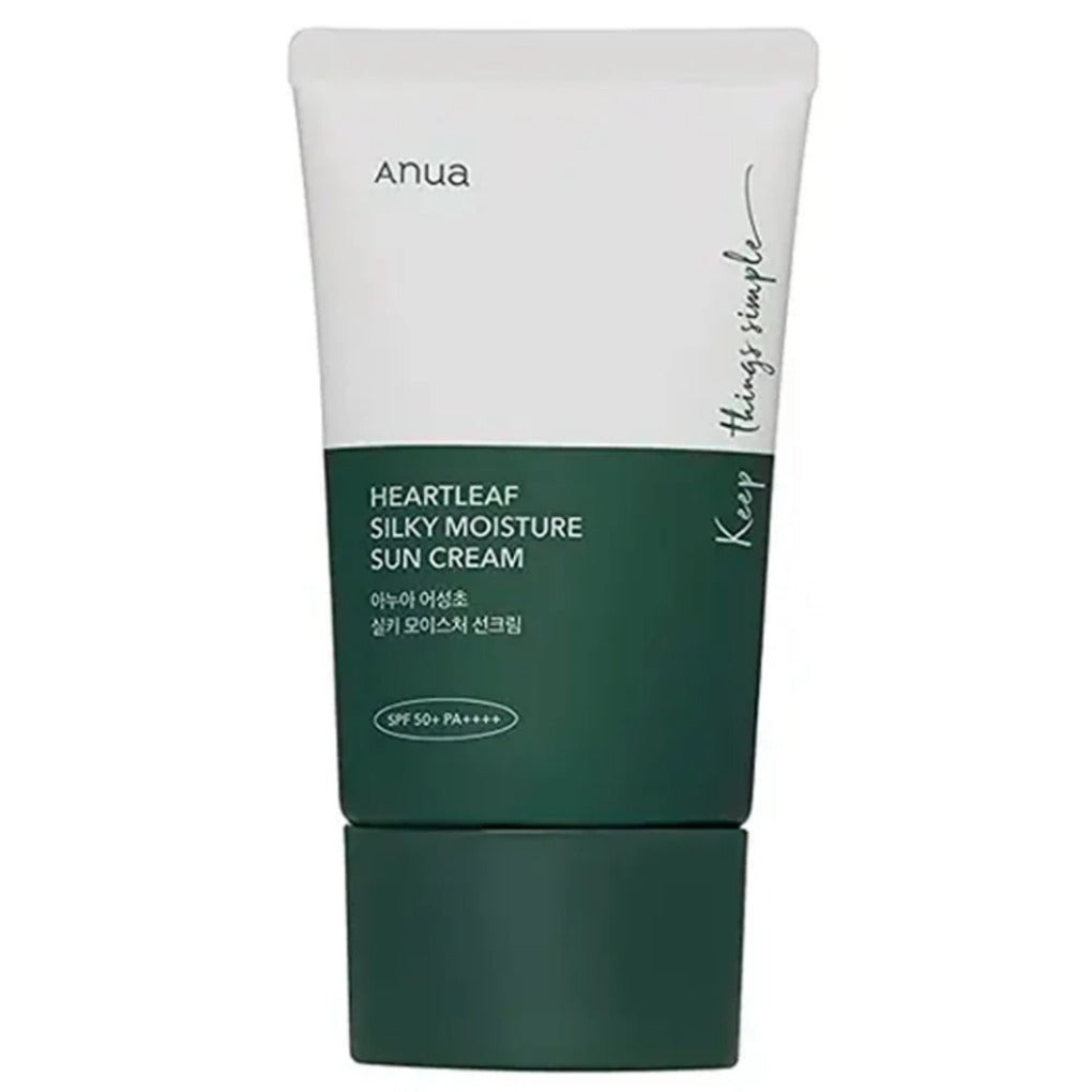 Anua - Heartleaf Silky Moisture Suncream, SPF50+ PA++++
