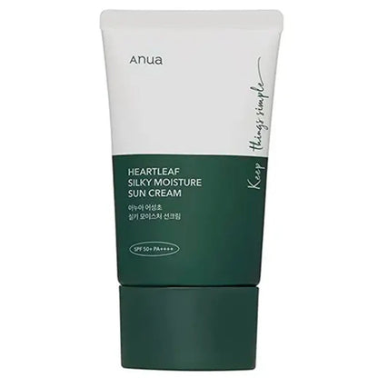 Anua - Heartleaf Silky Moisture Suncream, SPF50+ PA++++