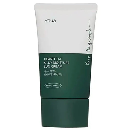 Anua - Heartleaf Silky Moisture Suncream, SPF50+ PA++++