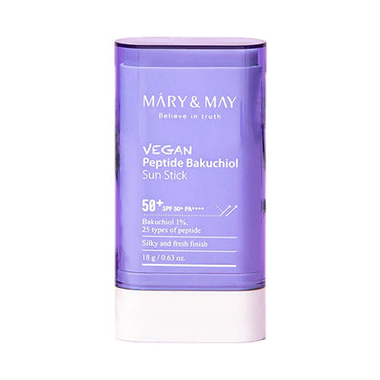 Mary&May - Vegan Peptide Bakuchiol Sun Stick, SPF50+ PA++++