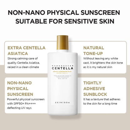 SKIN1004 - Madagascar Centella Air-Fit Suncream Plus, SPF50+ PA++++