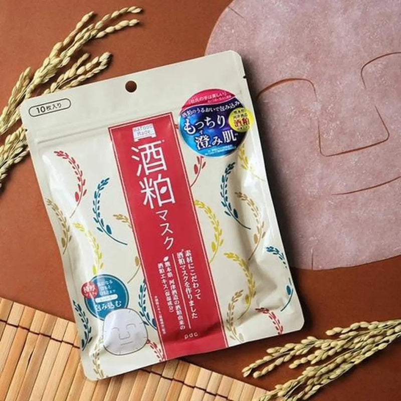PDC - Sake Kasu Sheet Mask Pack (10 Sheets)