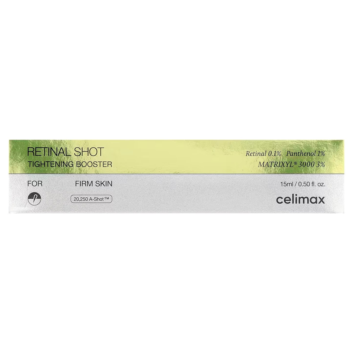 Celimax Retinal Shot packaging on a white background