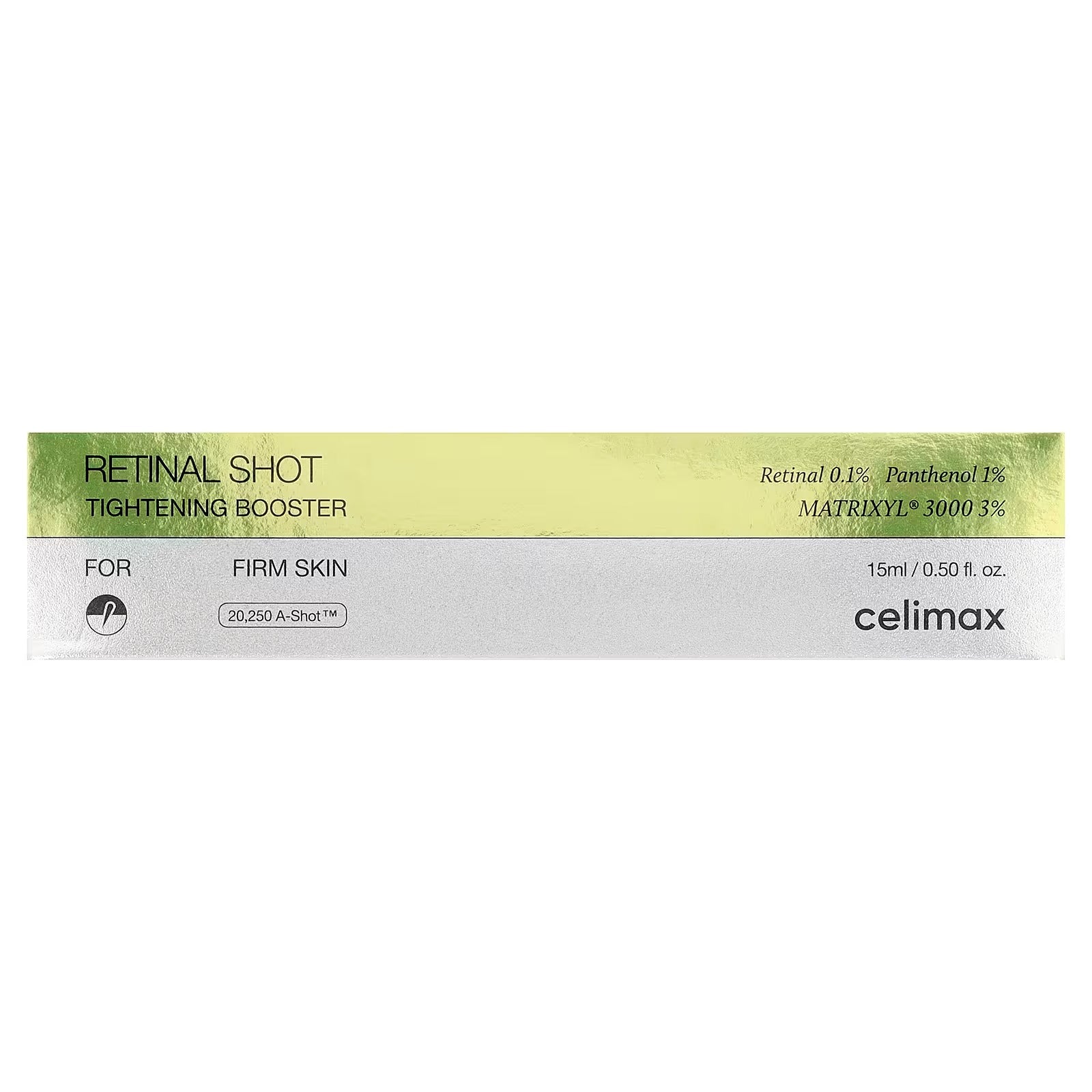 Celimax Retinal Shot packaging on a white background