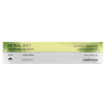 Celimax Retinal Shot packaging on a white background
