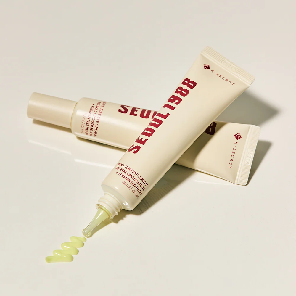 Two skincare products with 'SEUL1988' branding on a beige background