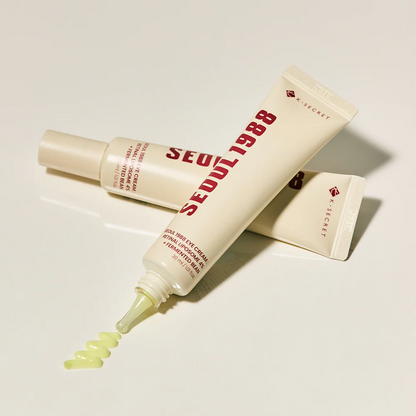 Two skincare products with 'SEUL1988' branding on a beige background